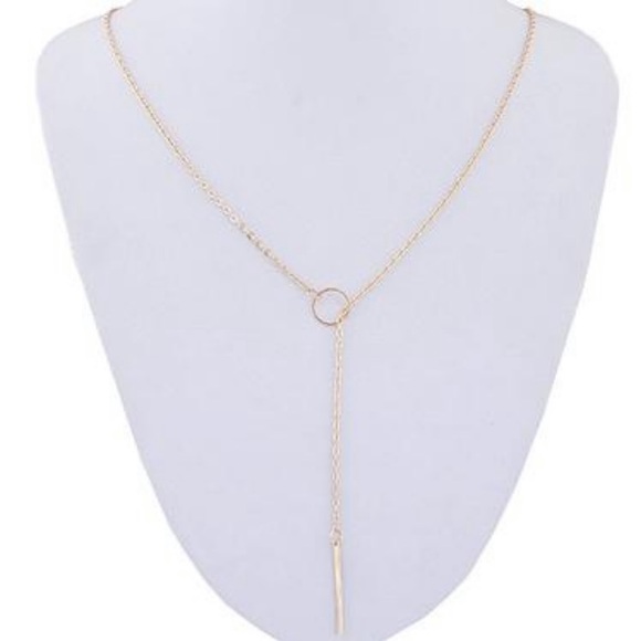 Eternity Bar Lariat Necklace - Picture 3 of 3